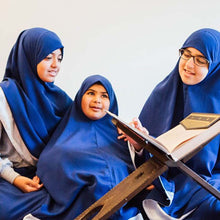 Load image into Gallery viewer, Prayer clothes for girls - Royal blue with a white trim (4514152251441)
