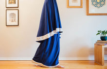 Load image into Gallery viewer, Prayer clothes for girls - Royal blue with a white trim (4514152251441)
